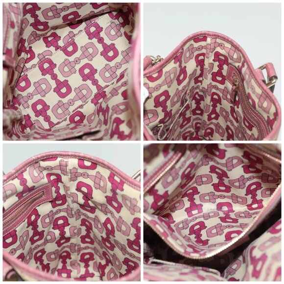 GUCCI GG Canvas Sherry Line Tote Bag Beige Gold Auth 140181 - Picture 16 of 16